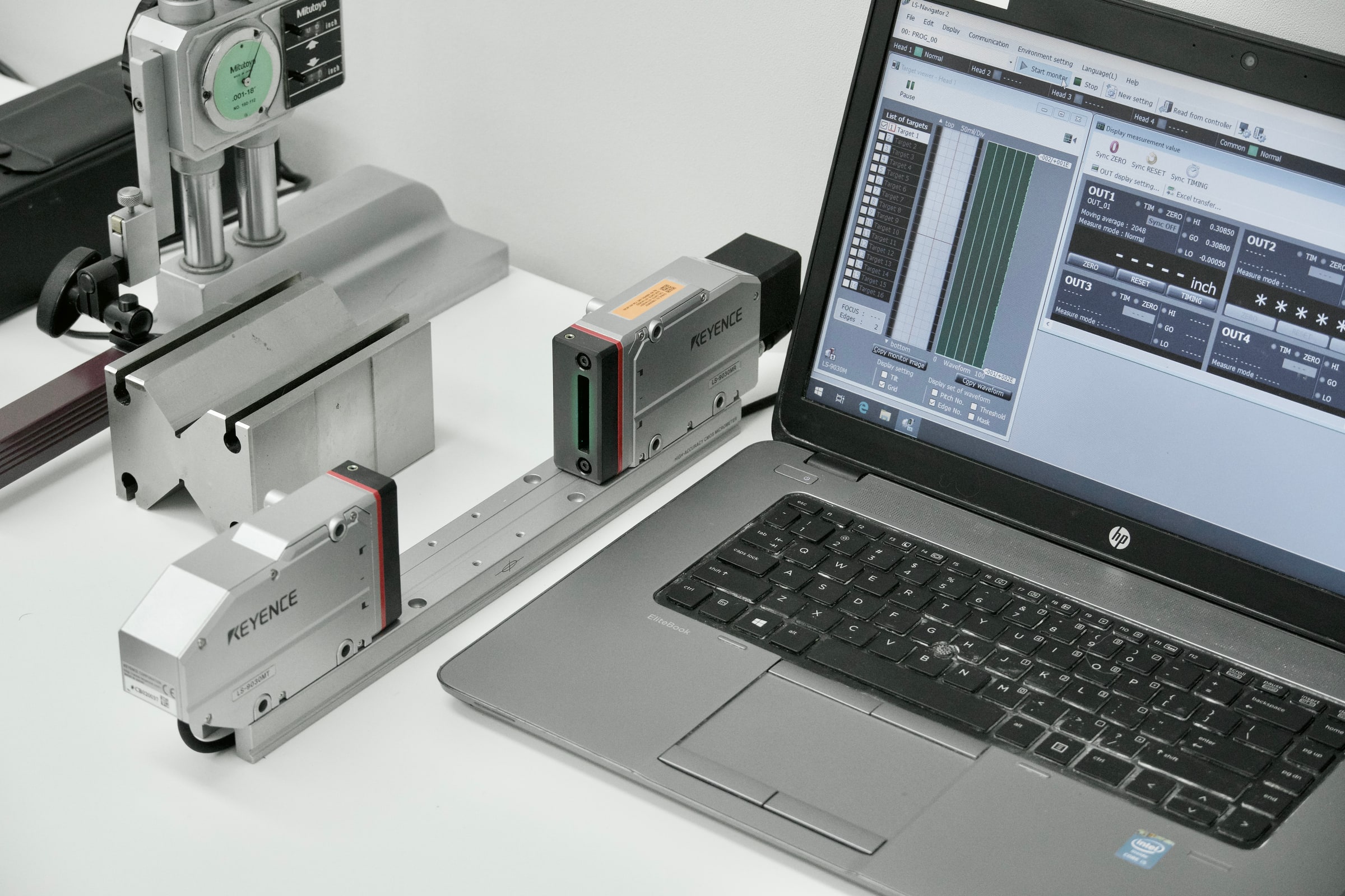 Precision measurement bench